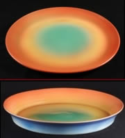 Functional stoneware - platters & dishes in warm colours © The Robert James Studio
